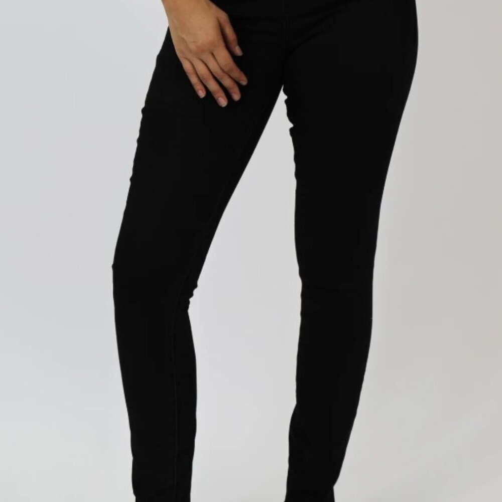 Dear John jeans, Gisele, high waisted skinny, deep black, size 26